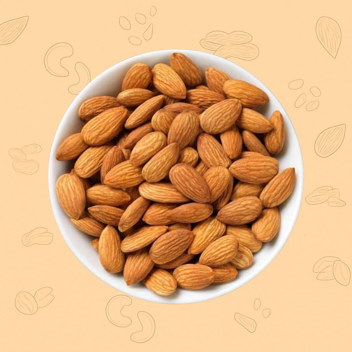 premium california badam (almonds)  | 100% natural, fresh & crunchy dry fruits