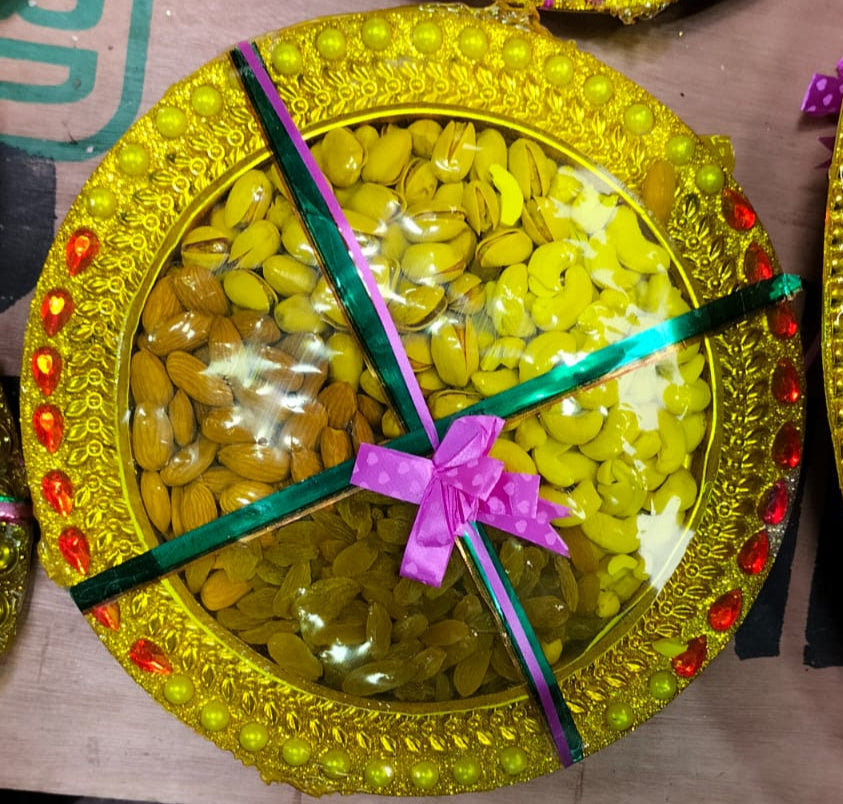 10 Inch Dry Fruit Thal – 500 gm