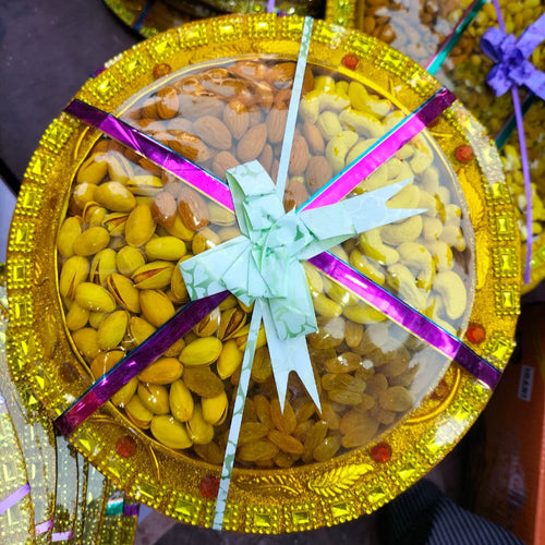 12 Inch Dry Fruit Thal – 750 gm