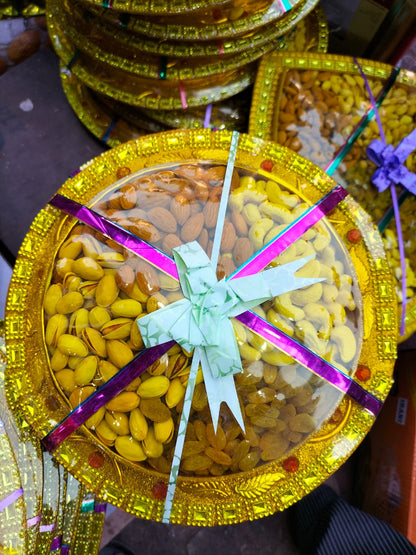 Premium Dry Fruit  Round Tray