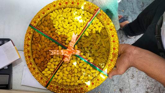 Premium Dry Fruit  Round Tray