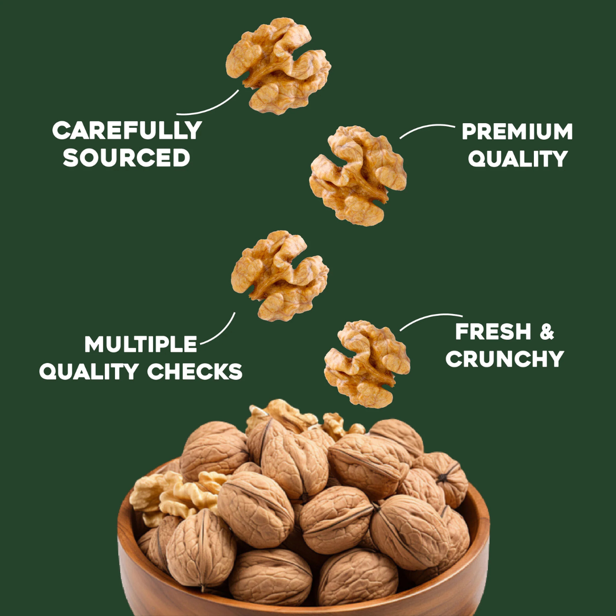California Walnut With Shell – Premium Whole Akhrot