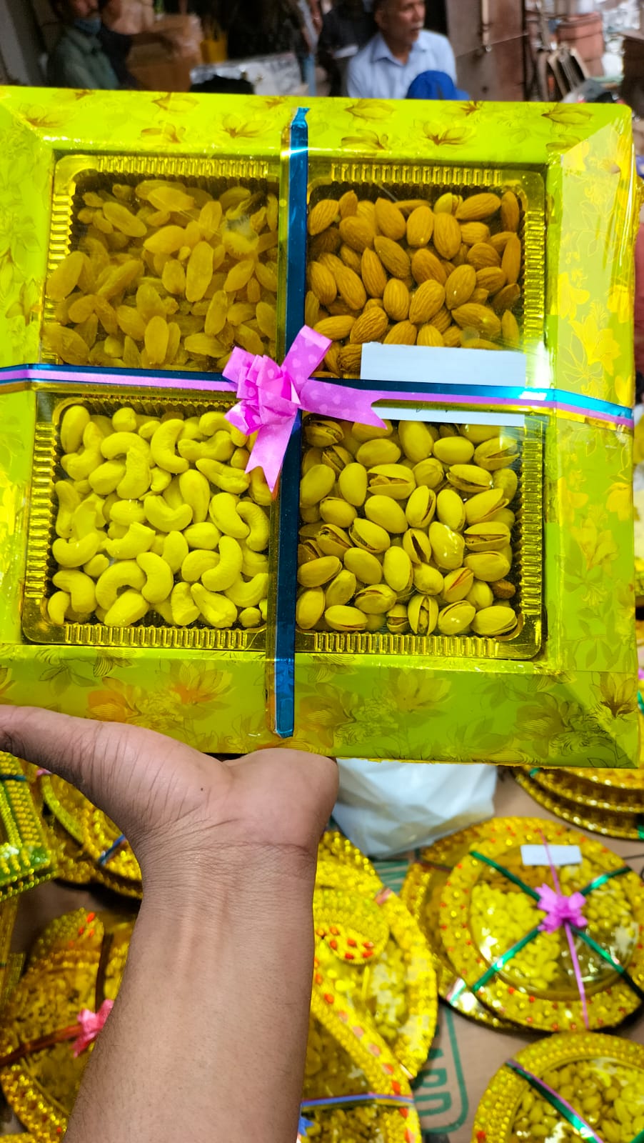 premium dry fruit tray 4 khana