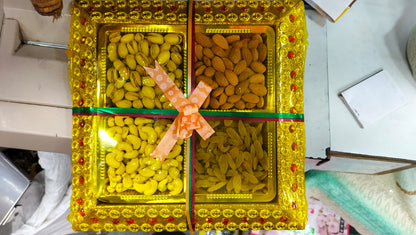 Premium Dry Fruit Tray 4 Khana