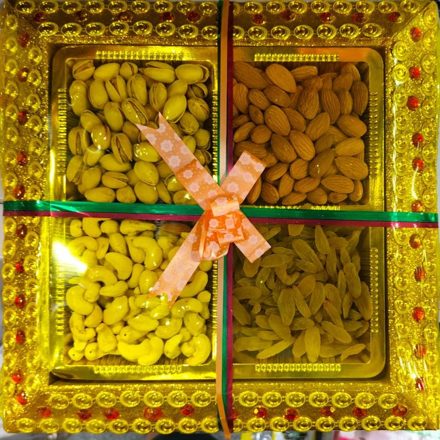 4 Khana Thal – Premium Dry Fruit Thal (400 gm)