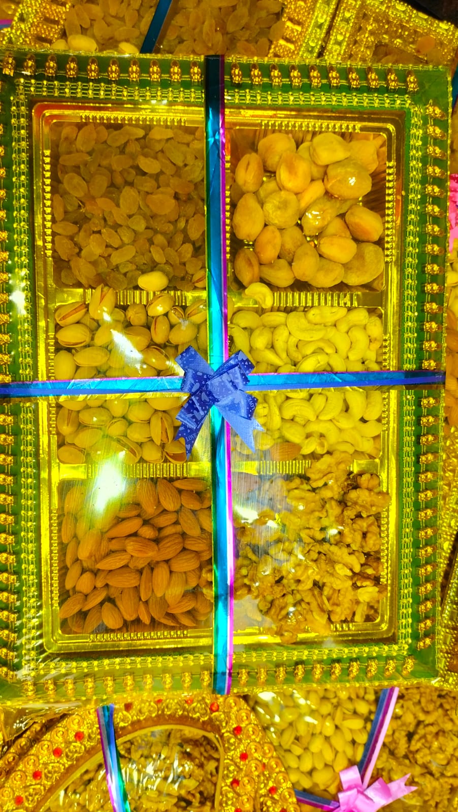 premium dry fruit tray 6 khana