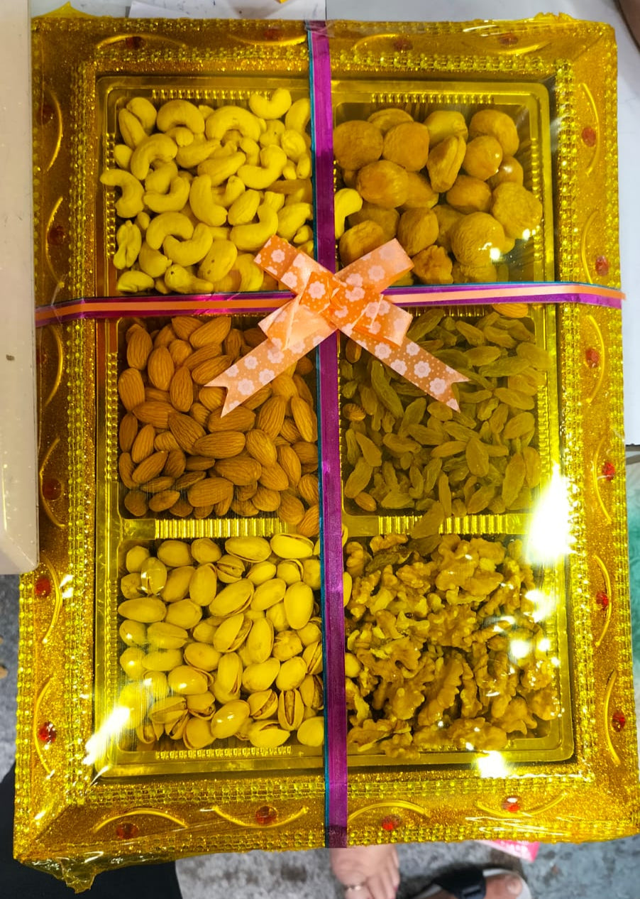 6 Khana Thal – Premium Dry Fruit Thal (600 gm)