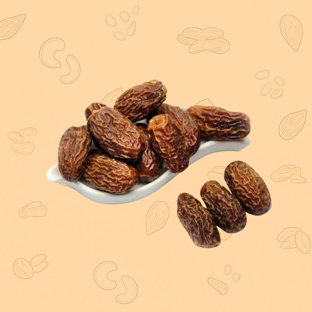 Black Large Chuhara (Dry Dates)