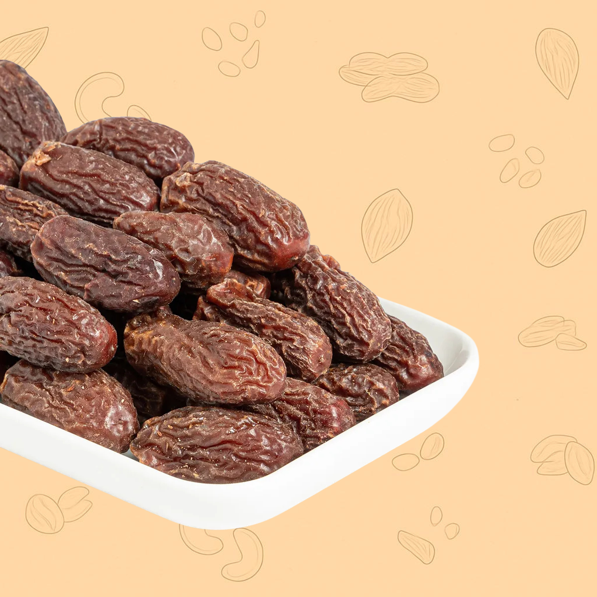 Black Large Chuhara (Dry Dates)