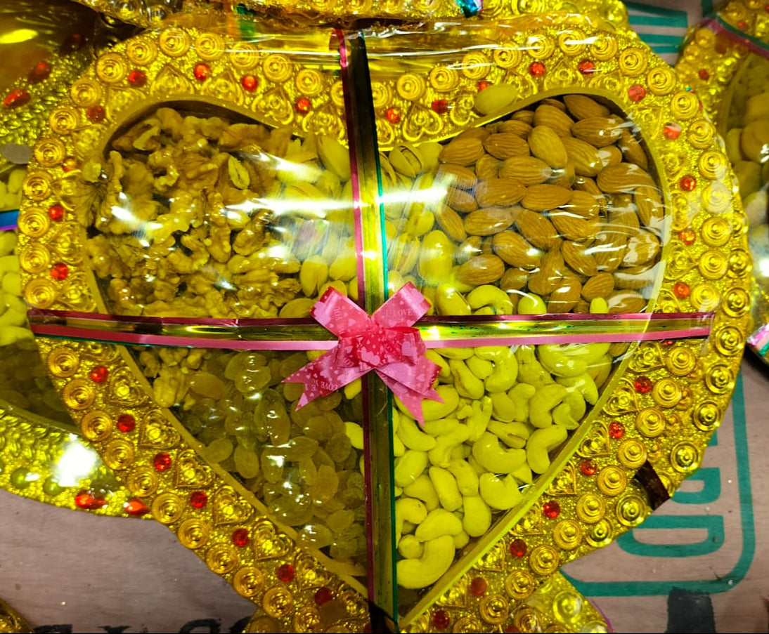 Small Heart Thal – Premium Dry Fruit Thal (500 gm)