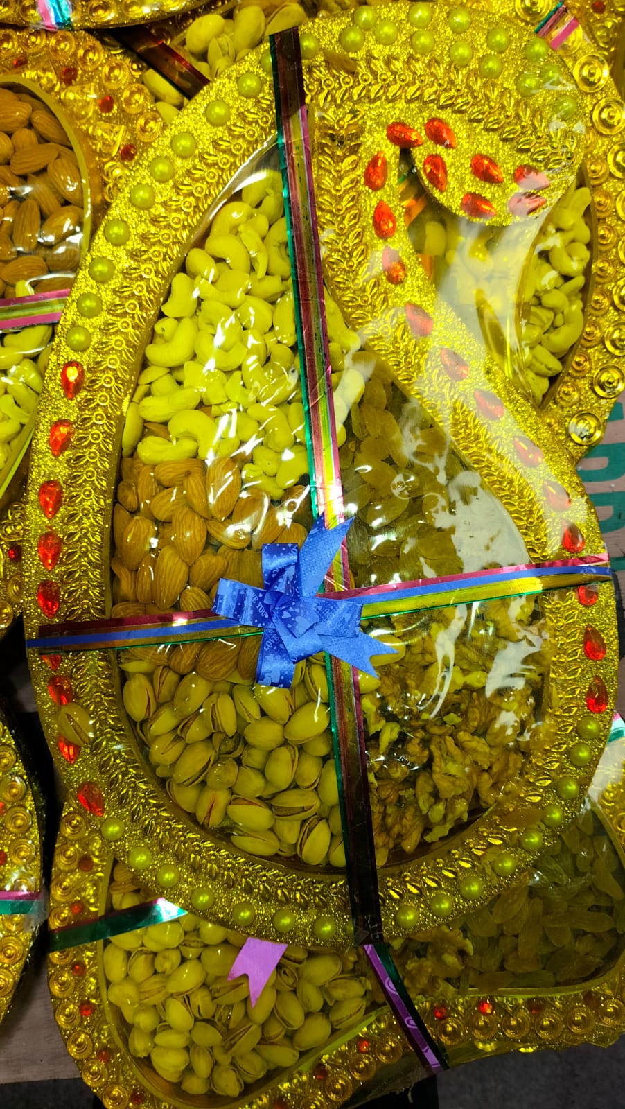 premium dry fruit  morpankhi shape tray