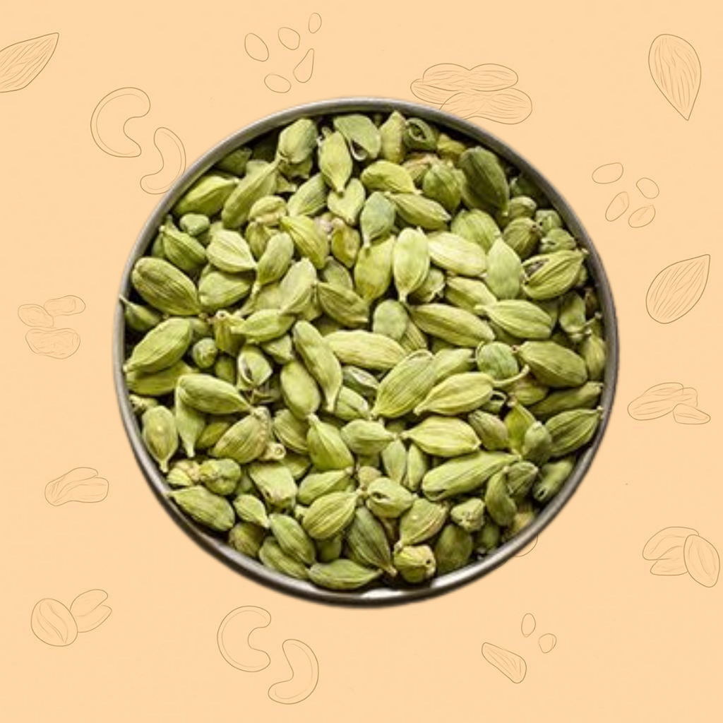Green Cardamom Medium Size (Elaichi) – The “Queen of Spices”
