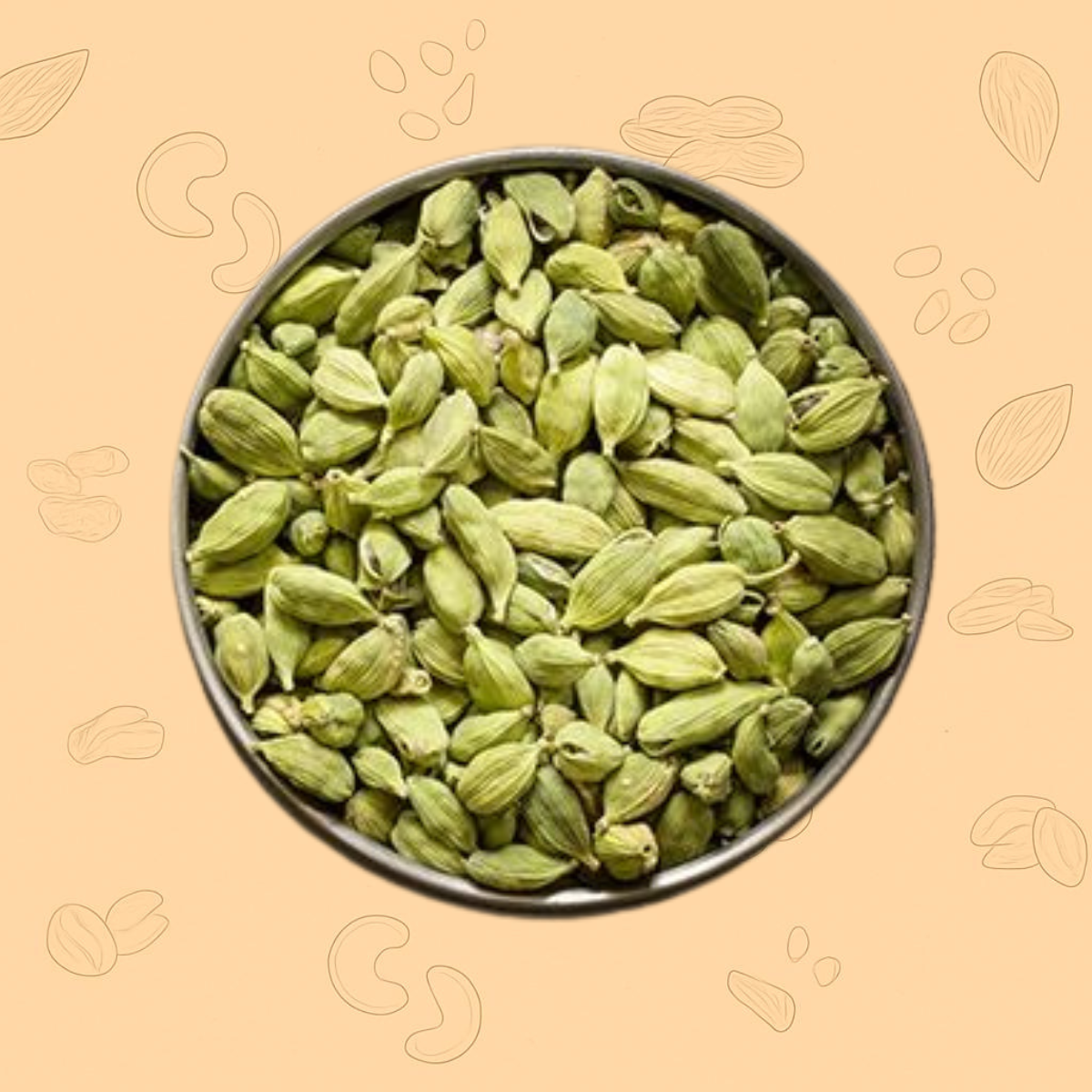 Green Cardamom Medium Size (Elaichi) – The “Queen of Spices”