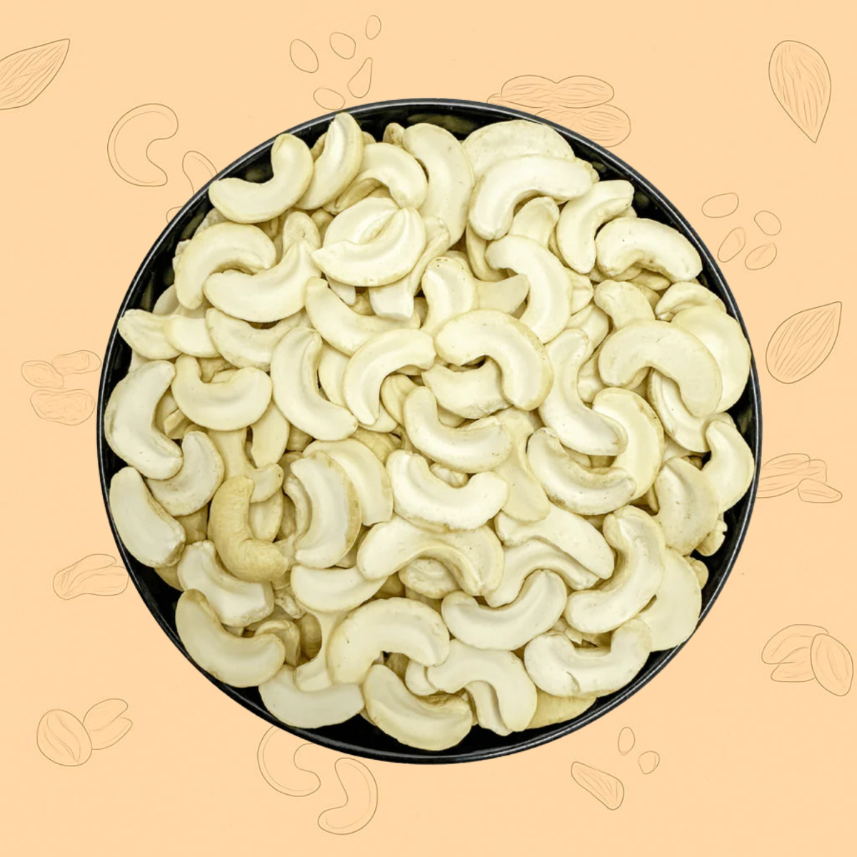 Cashew Nuts (kaju) Broken Two Piece