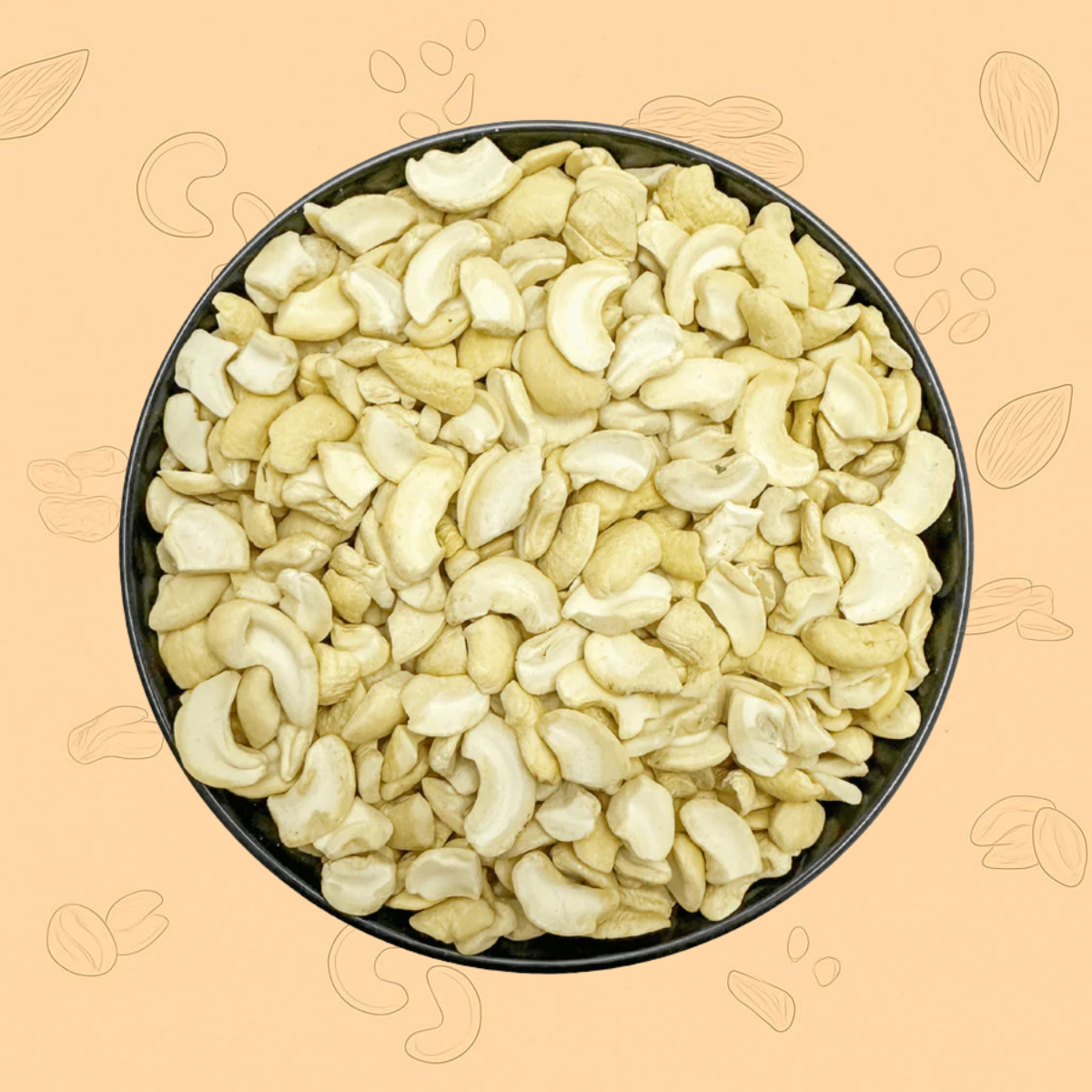 Cashew Nuts (kaju) Broken Four Piece