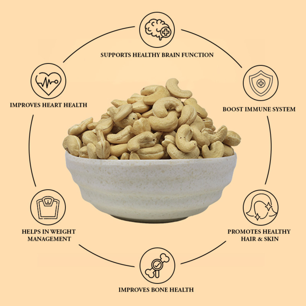 Cashew Nuts (kaju) Jumbo Sized