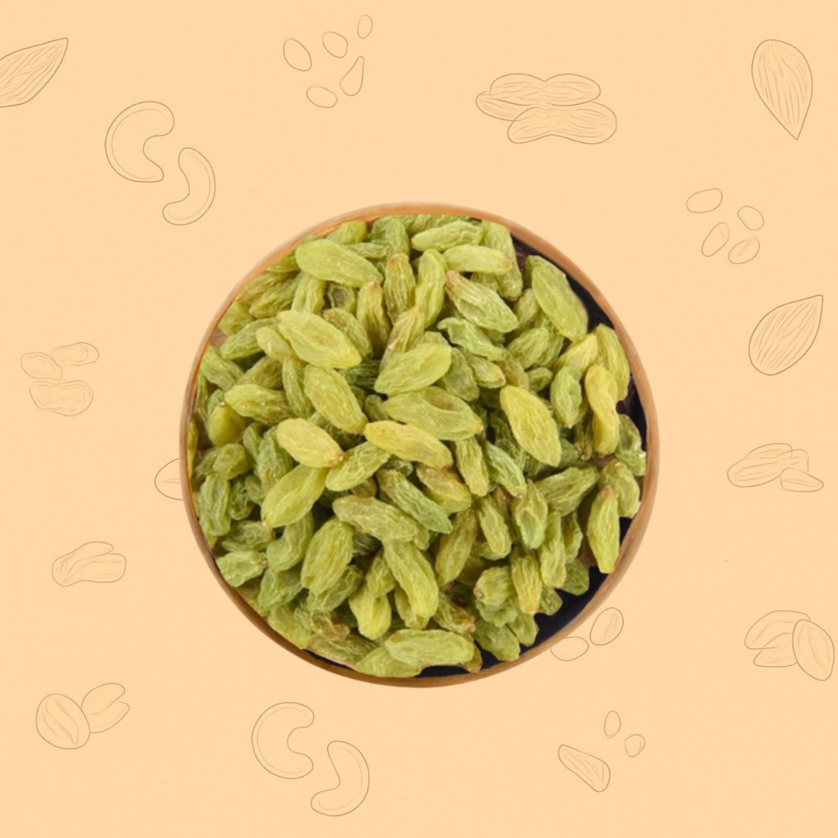 Kandhari Kismis – Premium Afghani Raisins
