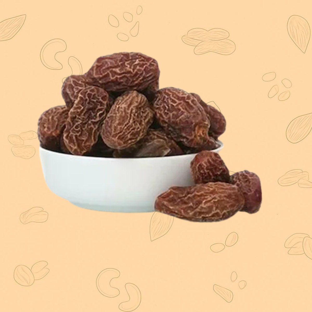 Black Medium  Chuhara (Dry Dates)