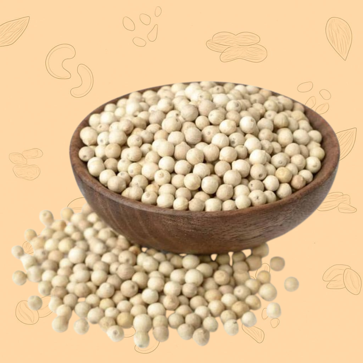 White Pepper (Safed Mirch) – The Subtle Heat of Spices