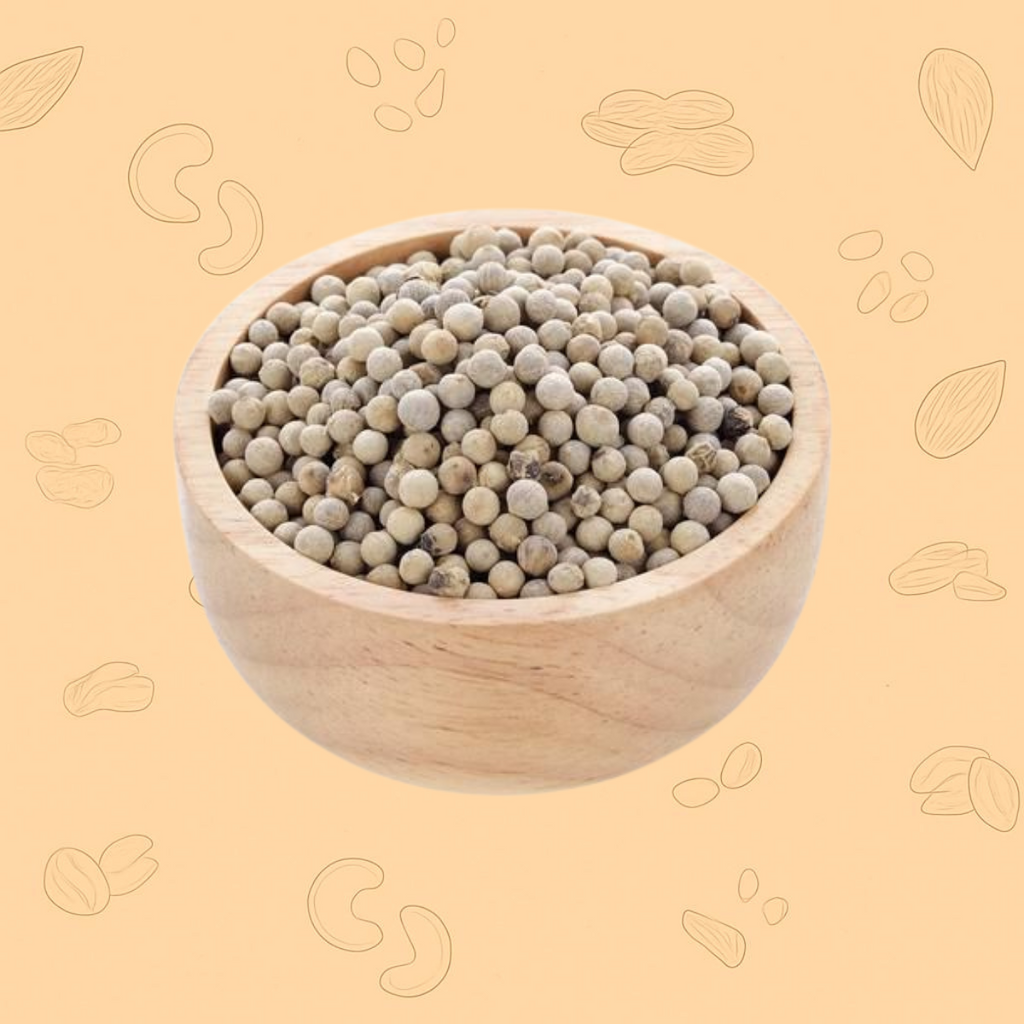 White Pepper (Safed Mirch) – The Subtle Heat of Spices