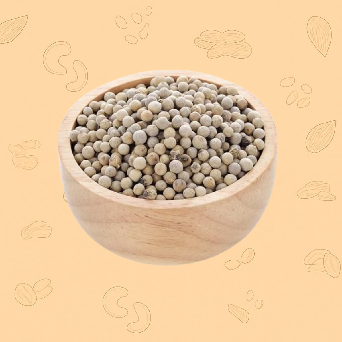 White Pepper (Safed Mirch) – The Subtle Heat of Spices