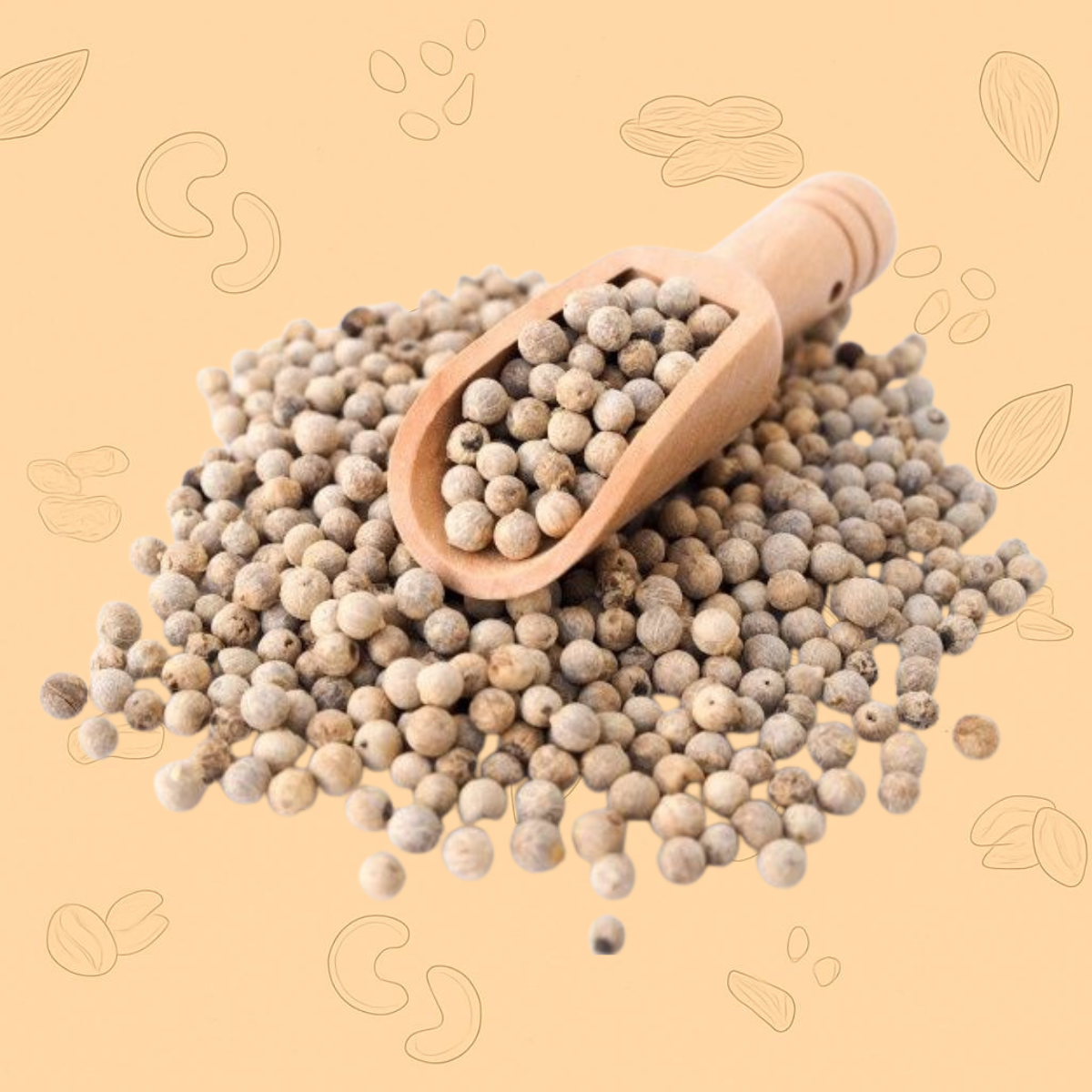 White Pepper (Safed Mirch) – The Subtle Heat of Spices
